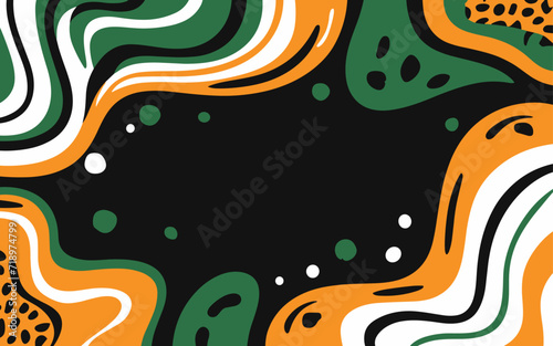 Abstract background poster. Good for fashion fabrics  postcards  email header  wallpaper  banner  events  covers  advertising  and more. St. patrick s day  women s day  mother s day background.