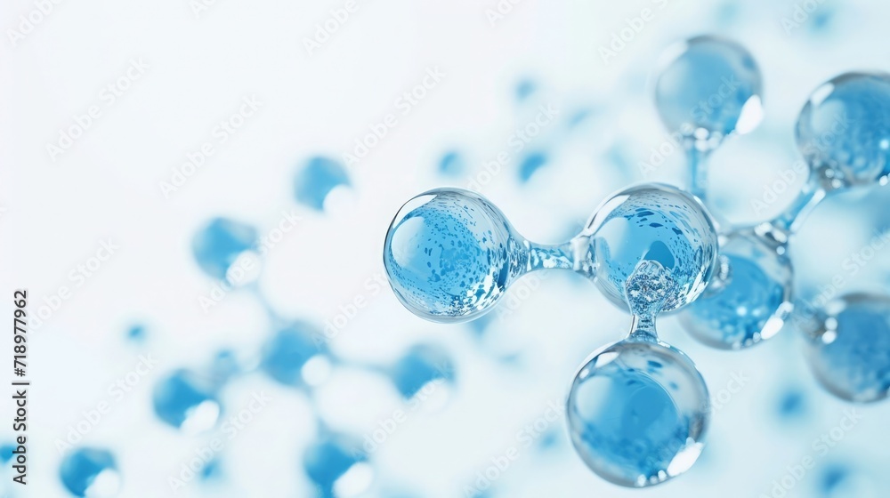 Cosmetic Essence, Liquid bubble, Molecule inside Liquid Bubble