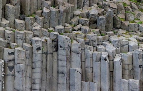 Basaltfelsen in Island