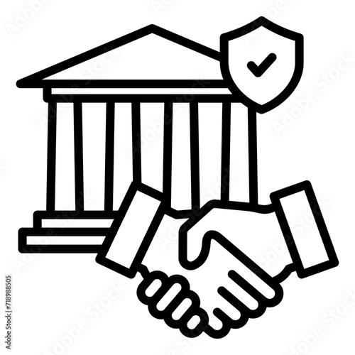 Government Relations Icon Element For Design