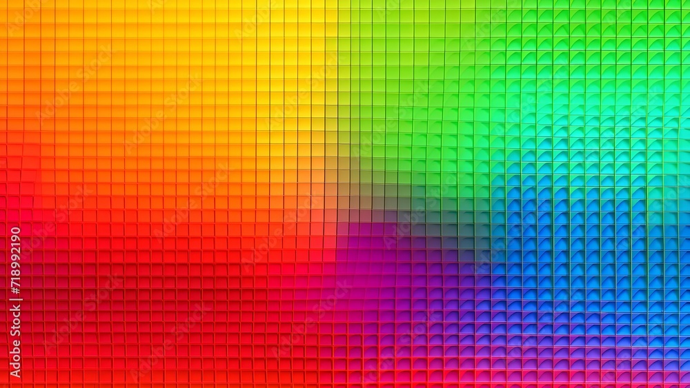 abstract colorful background with squares