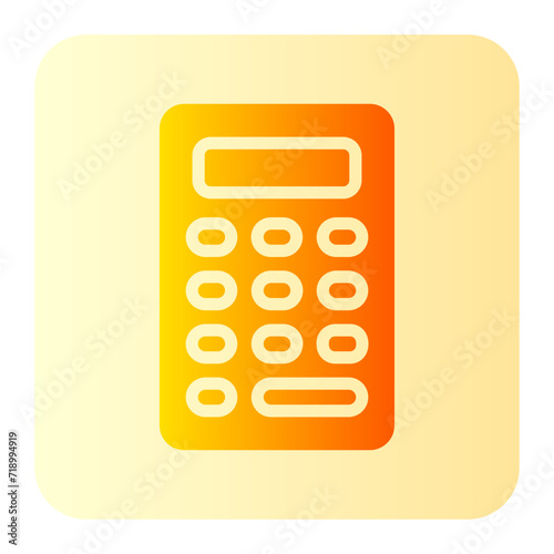 calculator gradient icon