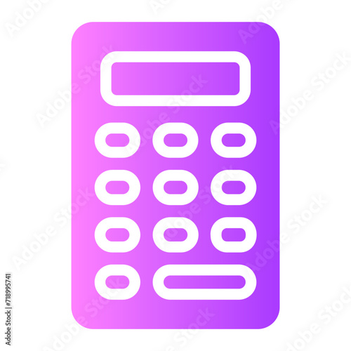 calculator gradient icon