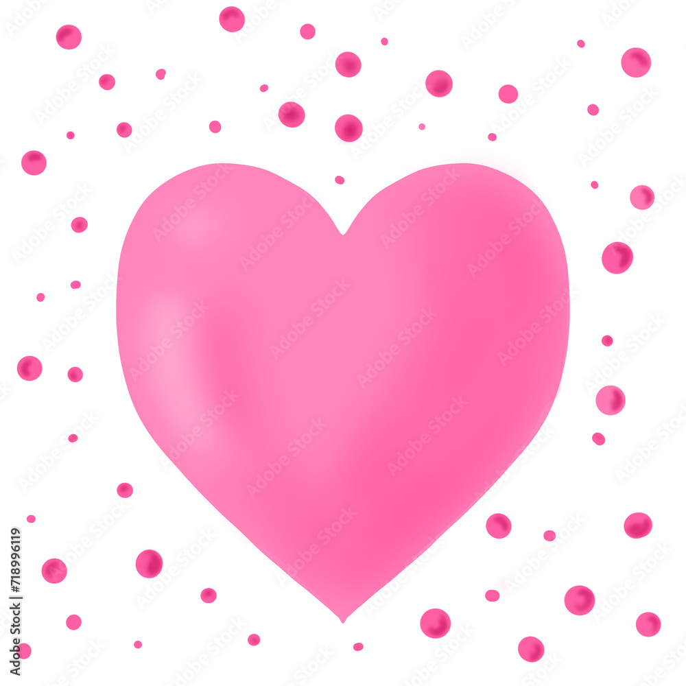 Heart pink love valentines  day  