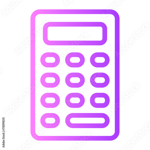 calculator gradient icon