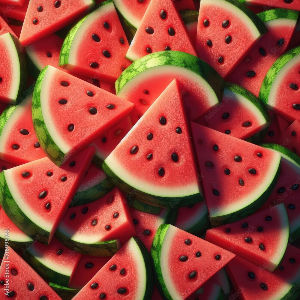 Summertime Delight: Exploring the Juicy Texture of Watermelon Slice Summertime Delight: Exploring the Juicy Texture of Watermelon Slice