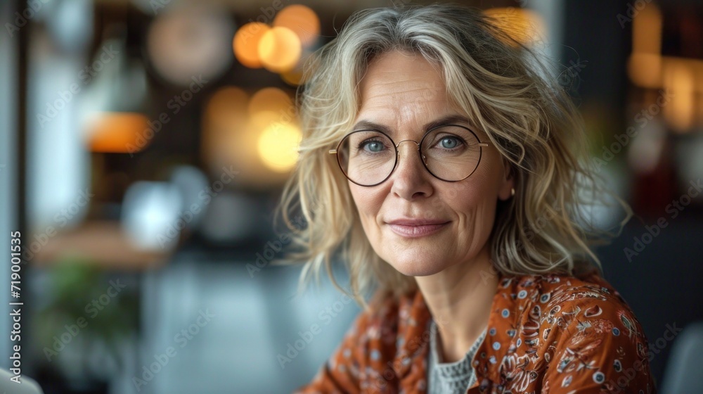 portrait of a senior woman  at home 