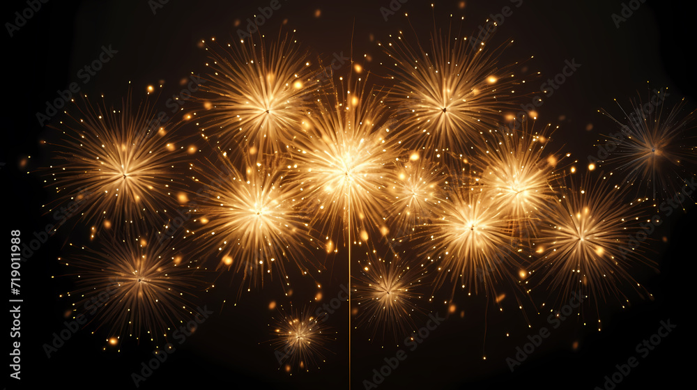 Beautiful creative holiday background. Fireworks and sparkles Beautiful creative holiday background. Fireworks and sparkles