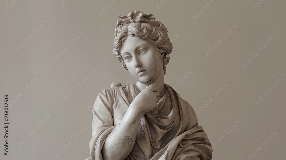 a statue of a woman a statue of a woman
