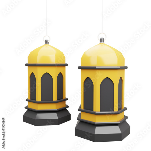 3D Ramadan Lantern