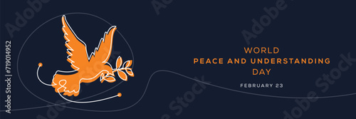 World Peace and Understanding Day, held on 23 February.