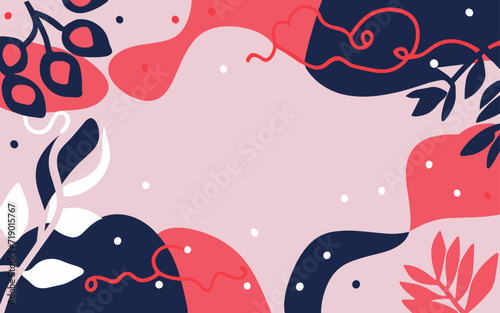 Abstract background poster. Good for fashion fabrics, postcards, email header, wallpaper, banner, events, covers, advertising, and more. Valentine's day, women's day, mother's day background.