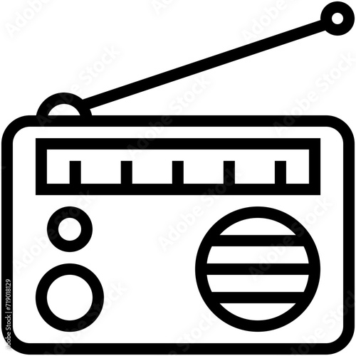 Radio Vector Icon