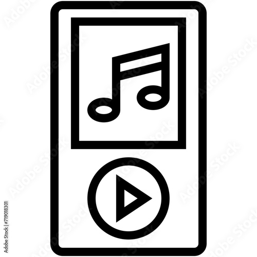 Music Device Vector Icon