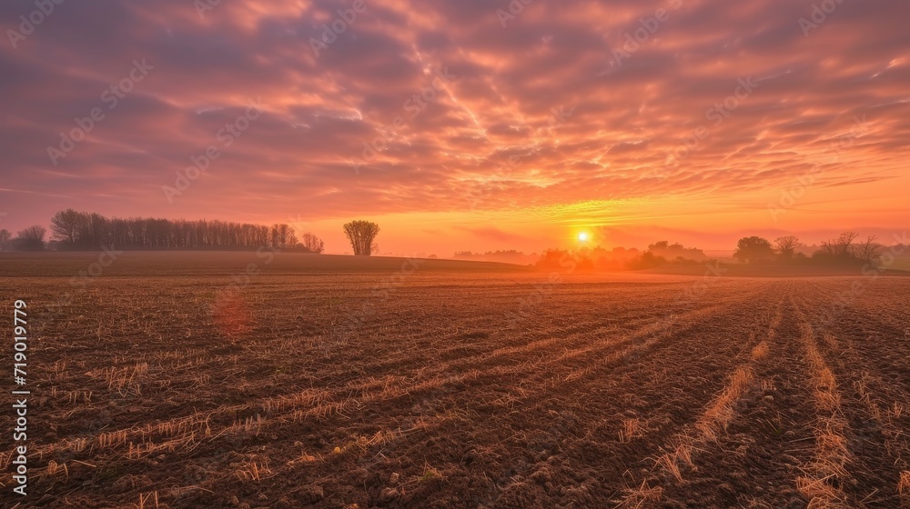 Sunrise Harmony: Embracing the Stillness of Unattended Farming