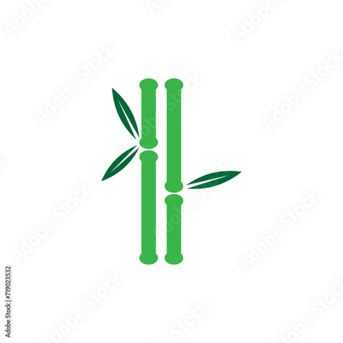 Print Bamboo icon vector