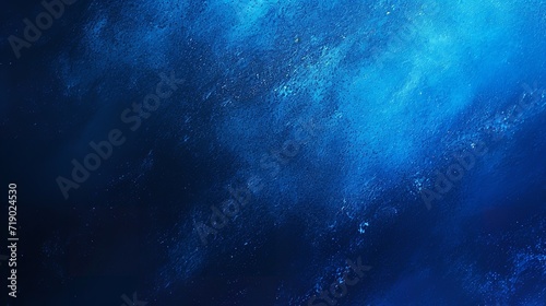 Portrait of dark azure blue backdrop a defocused pattern with empty space, Generative AI. © Grandpas