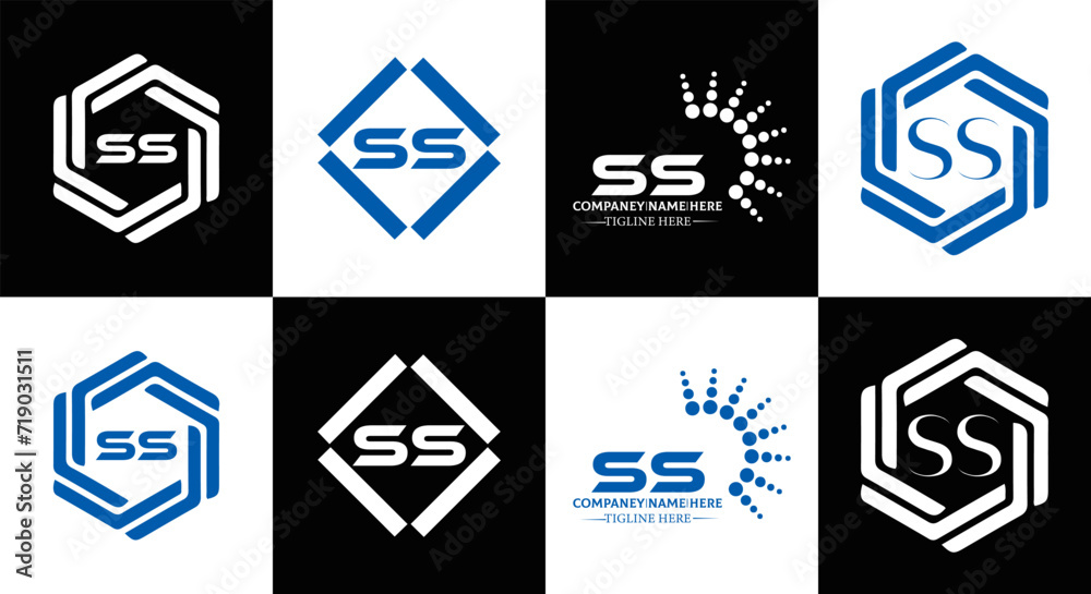 SS logo. S S design. White SS letter. SS, S S letter logo SET design. Initial letter SS linked circle uppercase monogram logo. S S letter logo SET vector design. SS letter logo design five style.
SS logo. S S design. White SS letter. SS, S S letter logo SET design. Initial letter SS linked circle uppercase monogram logo. S S letter logo SET vector design. SS letter logo design five style.