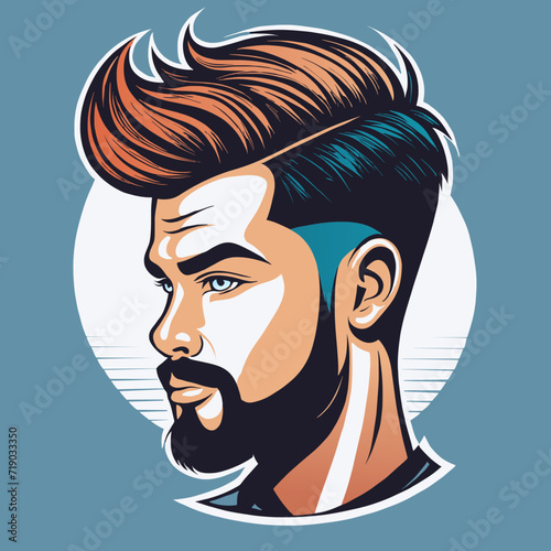 Haircut for logo design