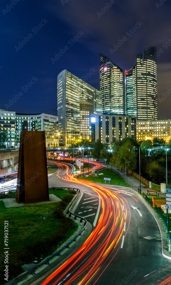 Finanzviertel La Defense, Puteaux, Paris, Frankreich