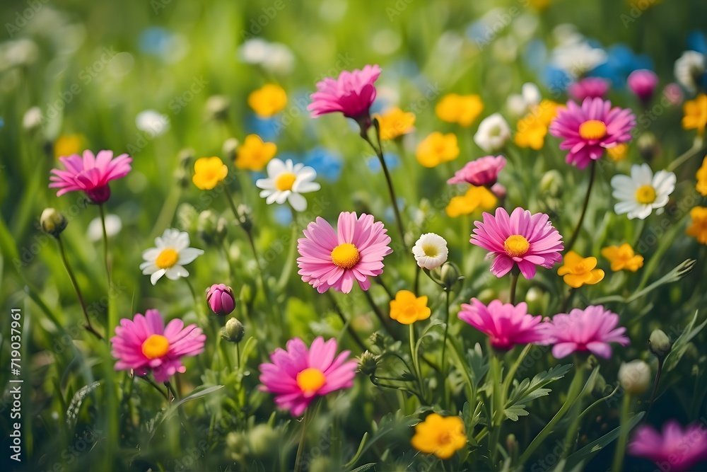 Fototapeta premium flowers in the field