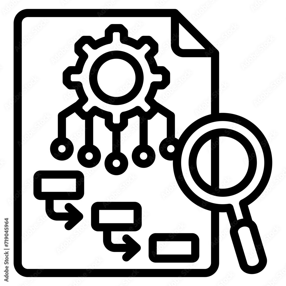 Business Impact Analysis Icon Element For Design Business Impact Analysis Icon Element For Design