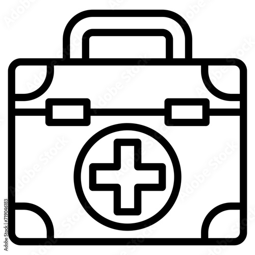 Emergency Kit Icon Element For Design