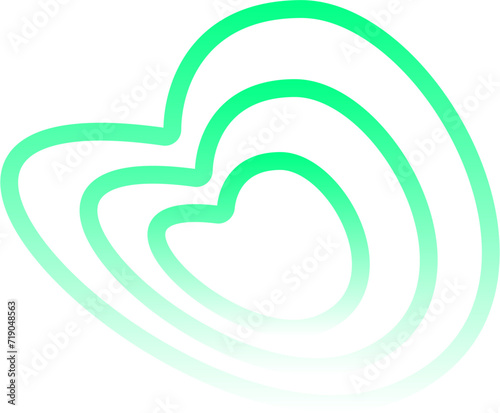 illustration of a heart symbol photo