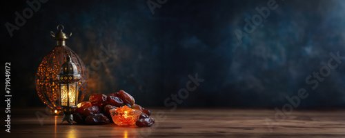 Arabic Calligraphy lamp with dates and light