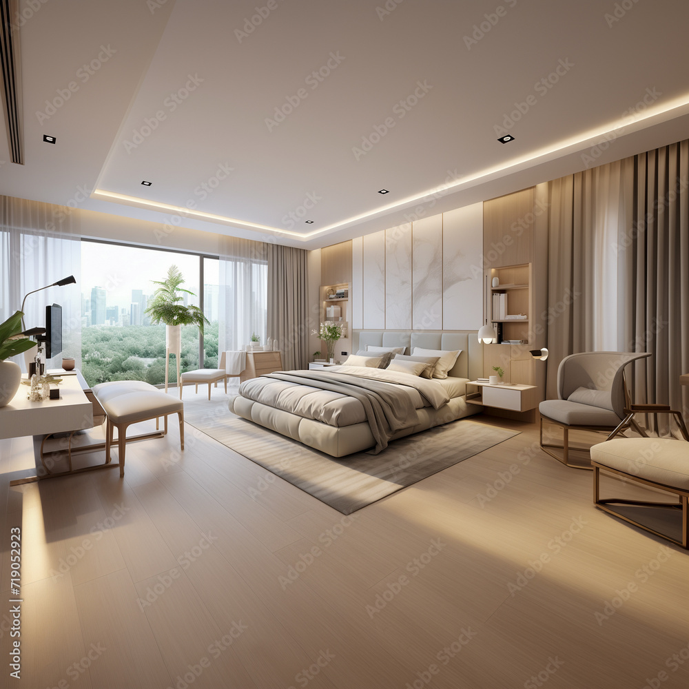 Modern design of bedroom Modern design of bedroom
