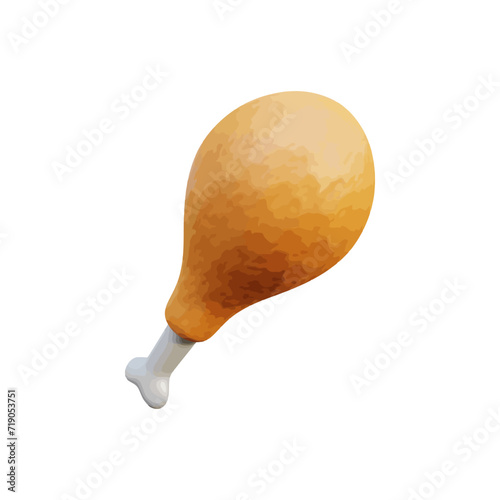 Meat 3d icon vector illustration design 