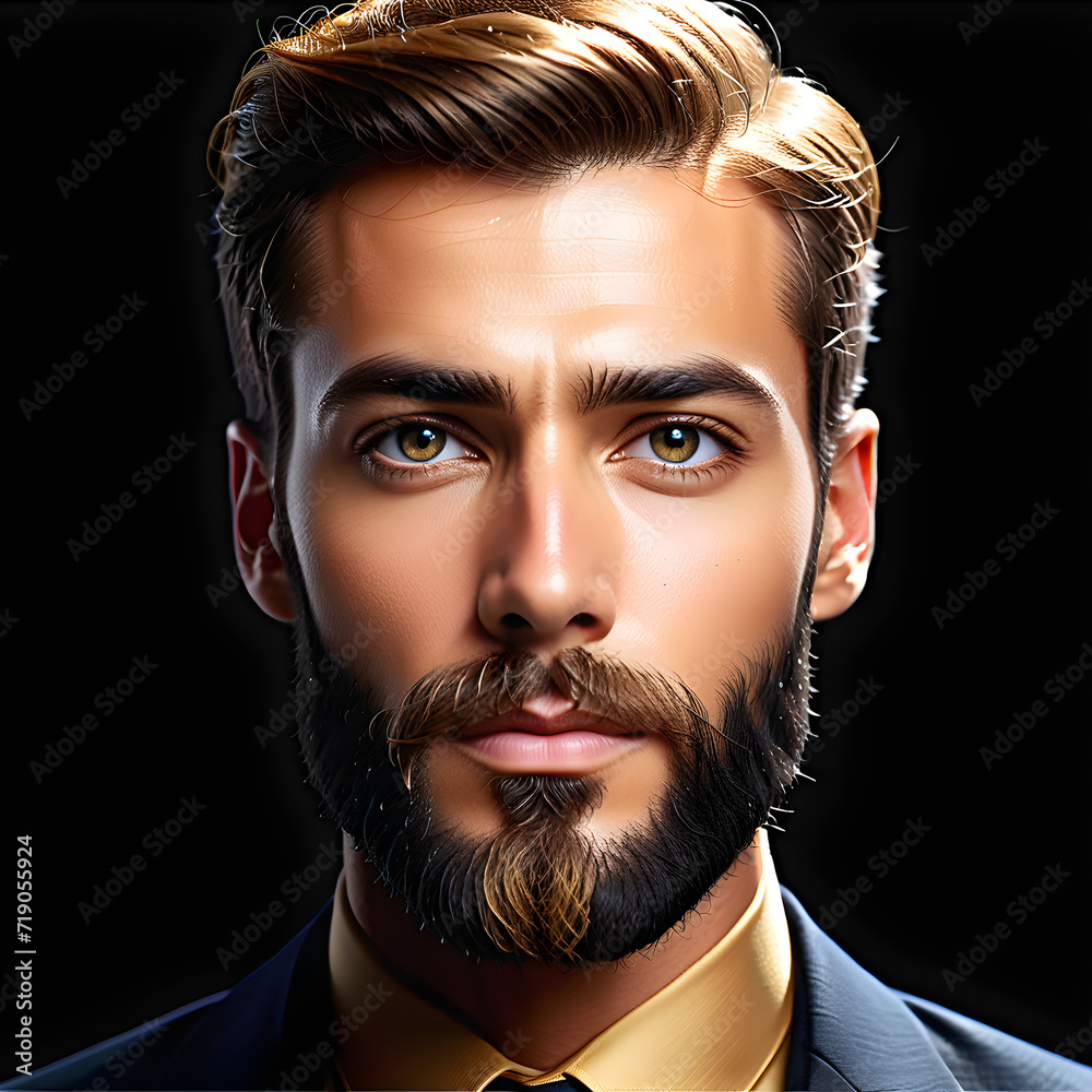 The Beautiful Palette of Beards: Creative Beard Color Art and Styling ...