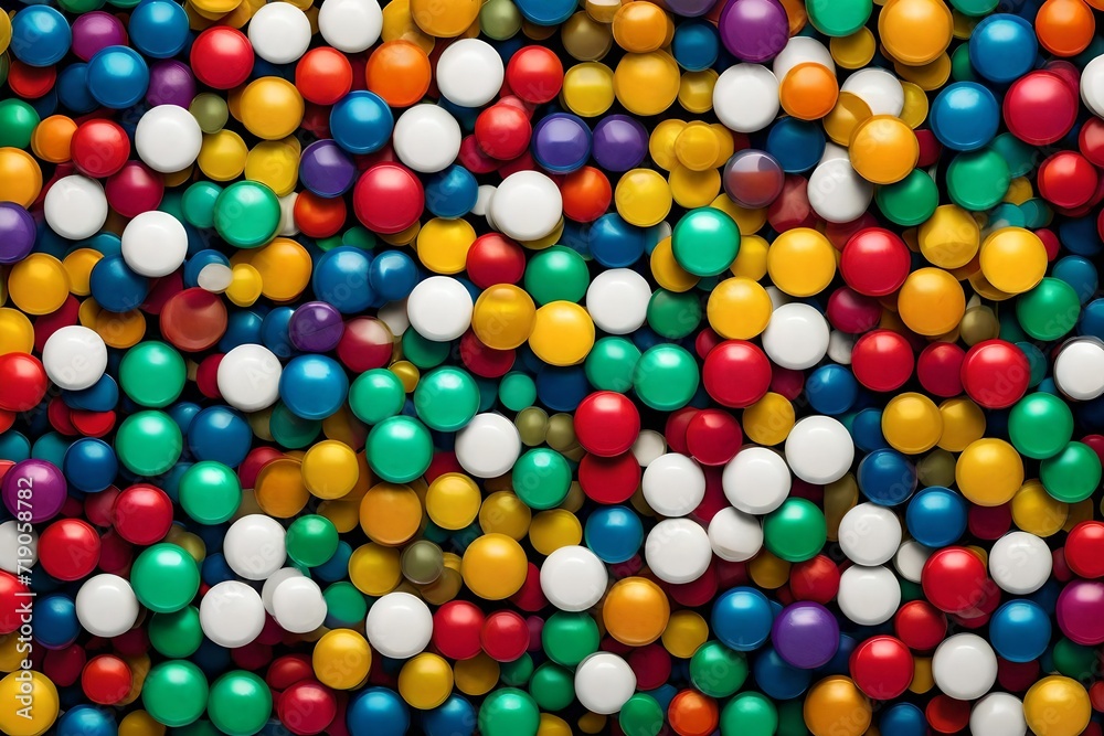 background of colorful beads