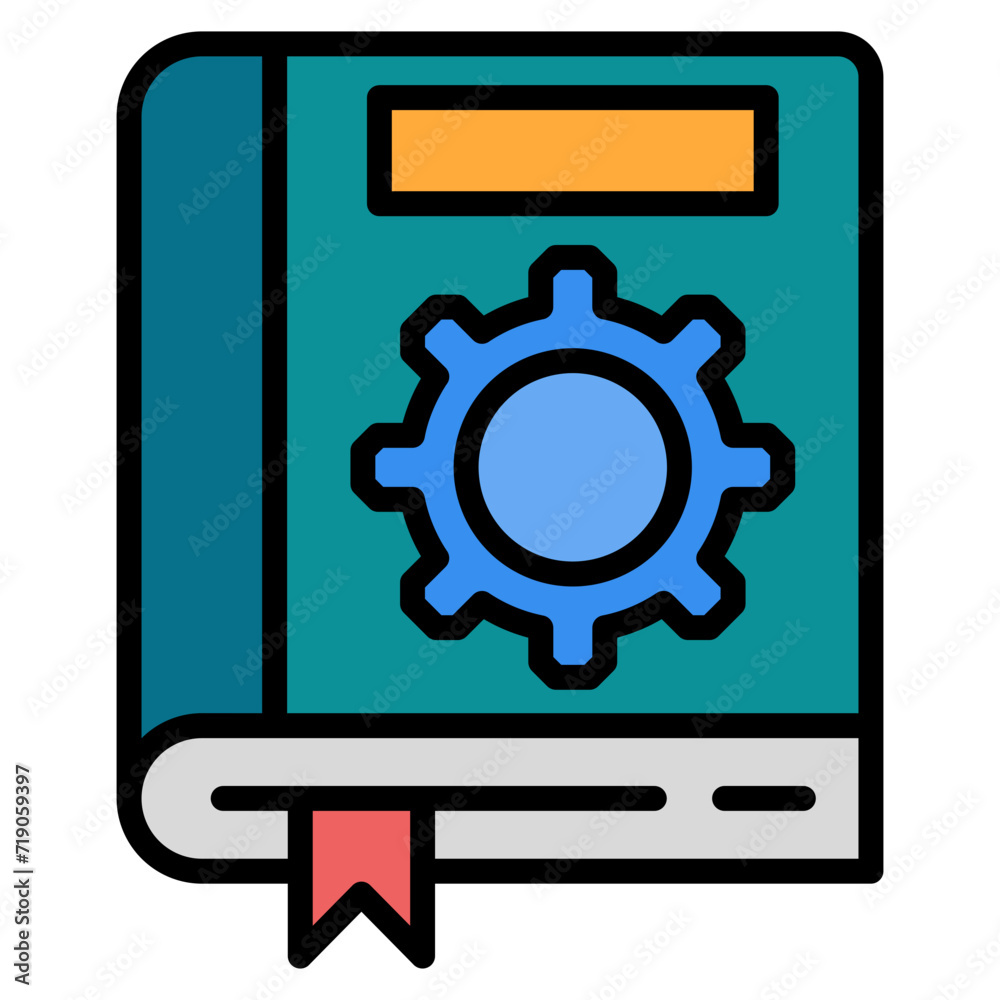Training Manual Icon Element For Design Training Manual Icon Element For Design