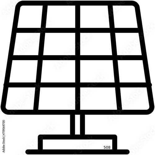 Solar Panel Vector Icon