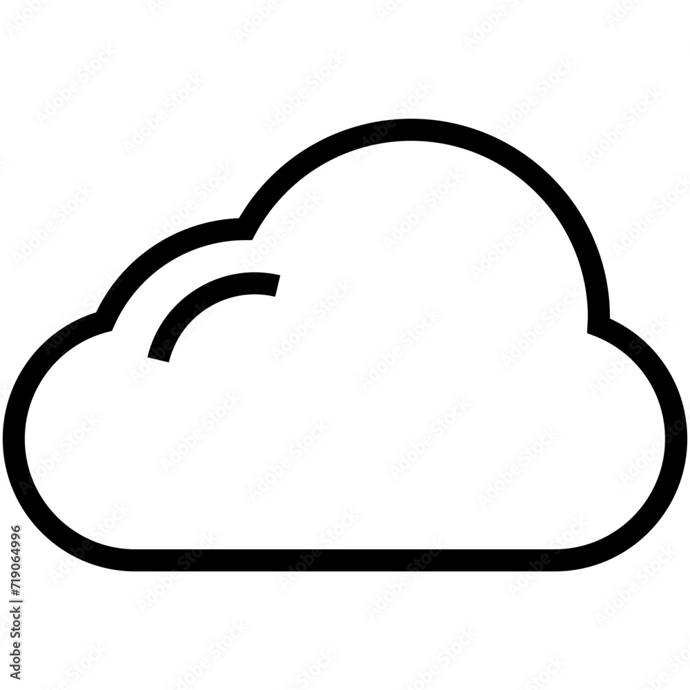 Cloud Vector Icon Cloud Vector Icon