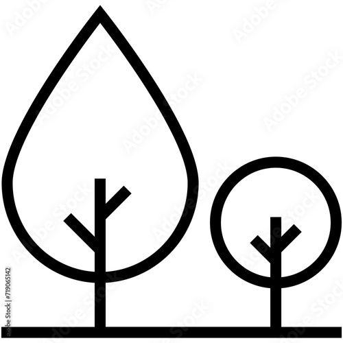Trees Vector Icon