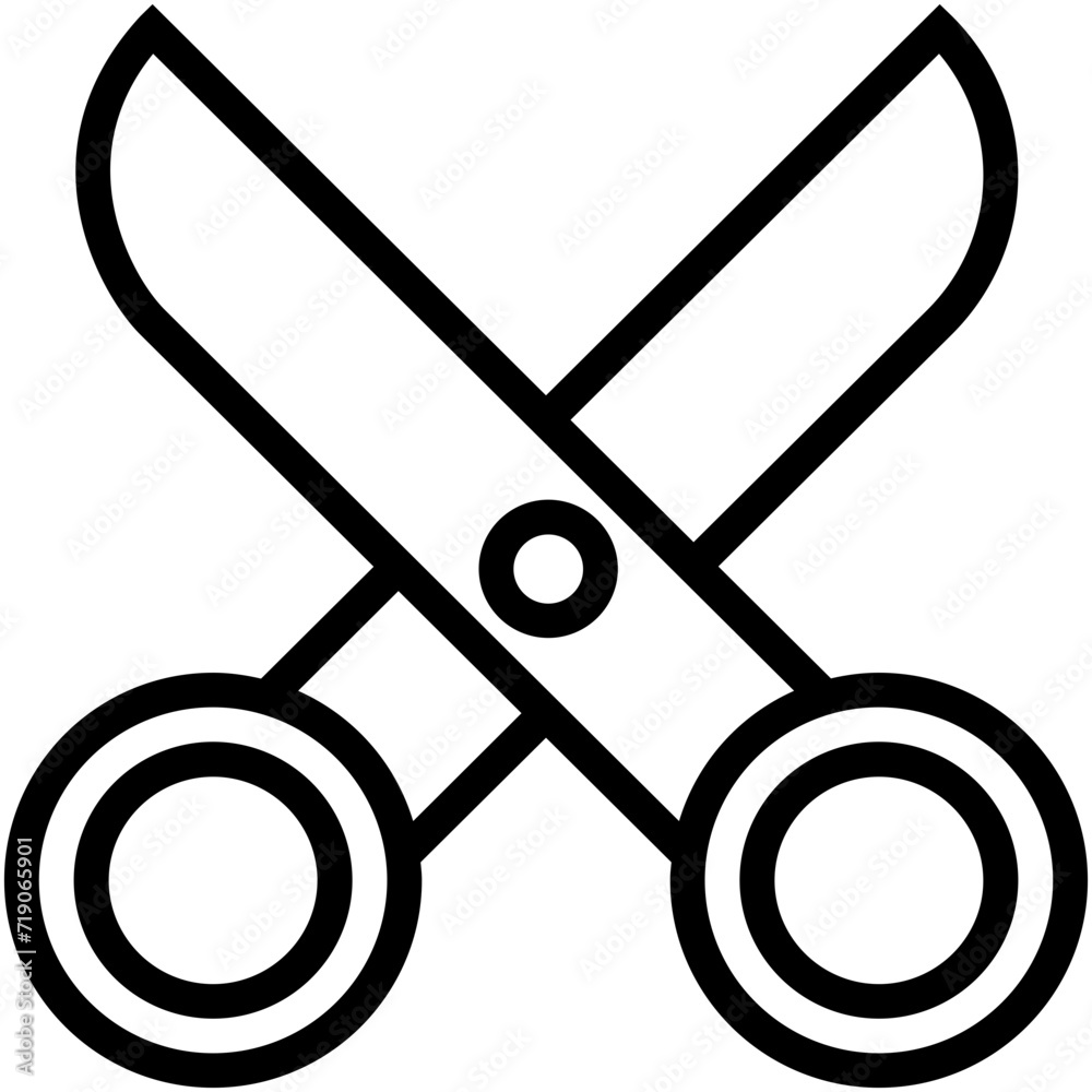 Scissor Vector Icon Scissor Vector Icon