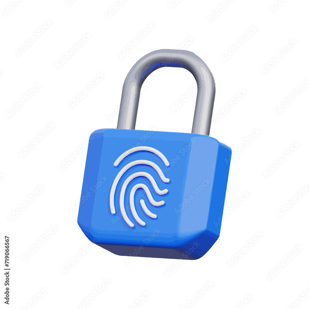 Protection security 3d icon vector illustration design Protection security 3d icon vector illustration design