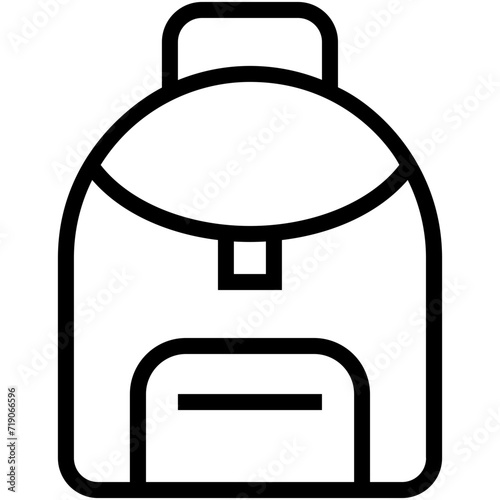 Backpack Vector Icon