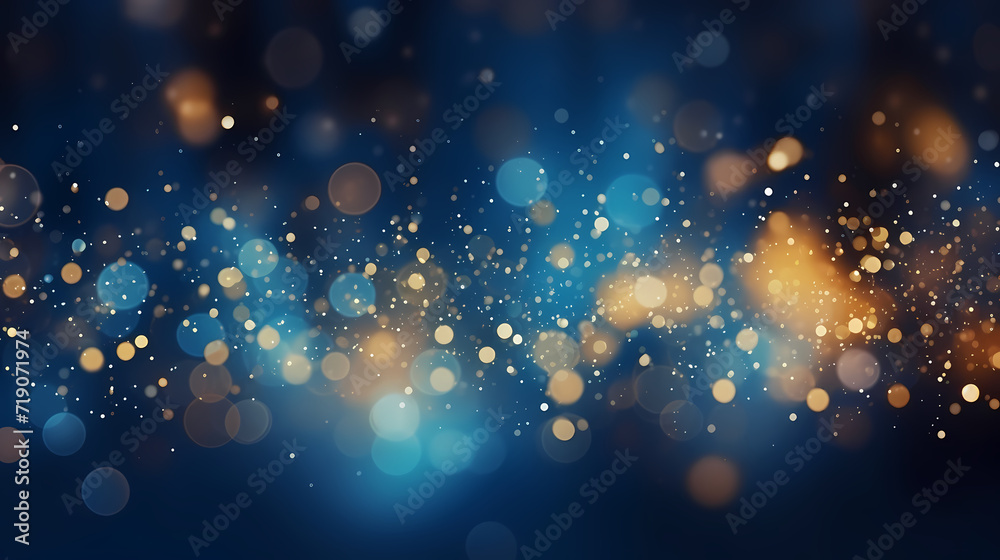 Festive decorative glitter lights background banner. Colorful abstract background with glitter - obrazy, fototapety, plakaty 