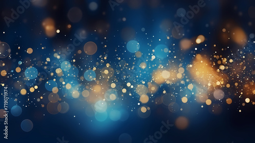 Festive decorative glitter lights background banner. Colorful abstract background with glitter photo