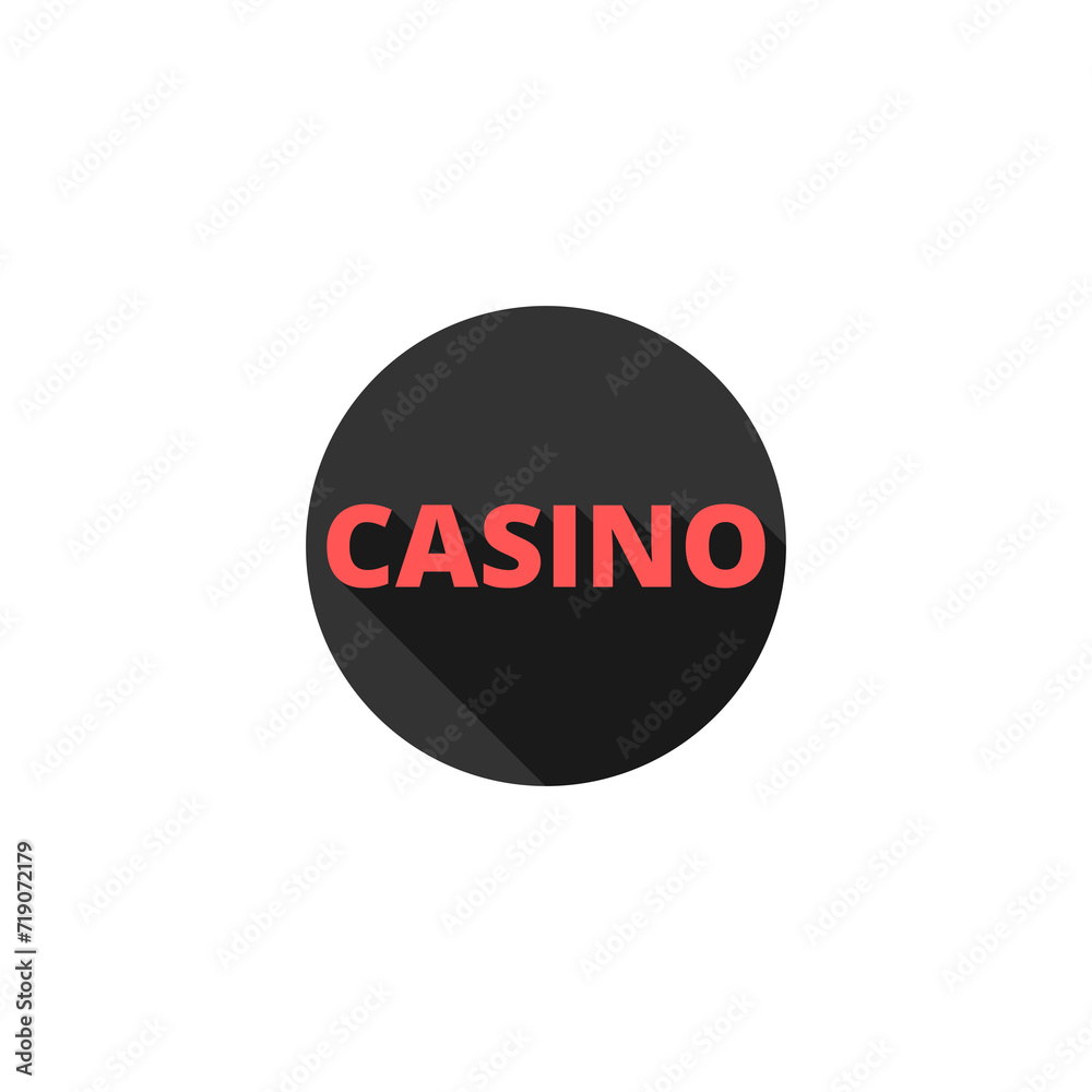 Casino icon isolated on transparent background Casino icon isolated on transparent background