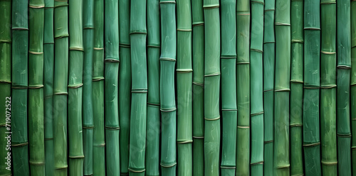 Slika na platnu Background green bamboo texture