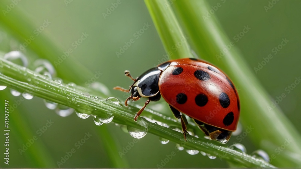 ladybug on a leaf ladybug on a leaf