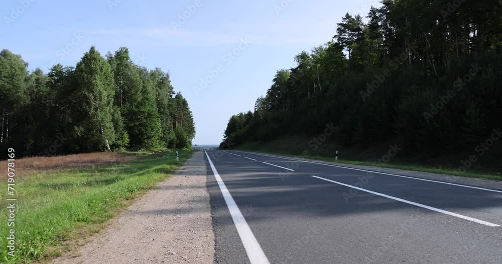 straight paved highway for cars, new asphalt on a wide highway straight paved highway for cars, new asphalt on a wide highway