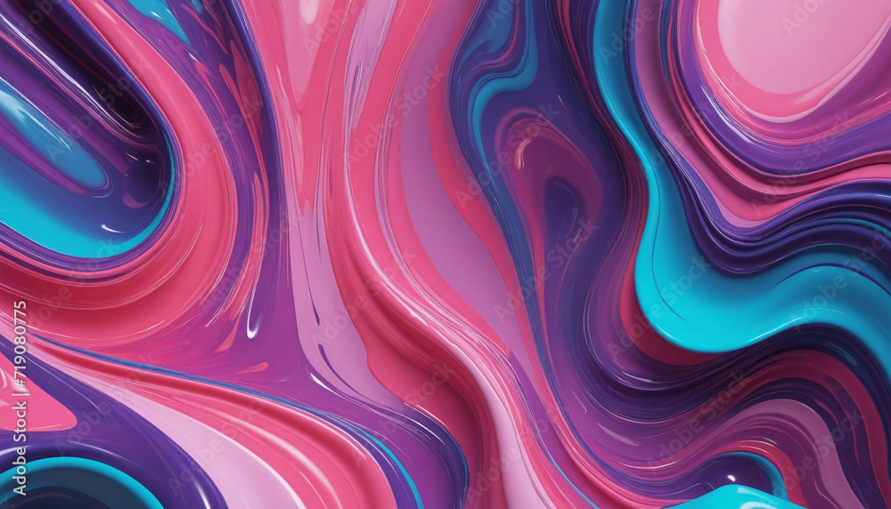 Modern, colorful 3D abstract illustration Modern, colorful 3D abstract illustration