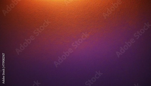 Muted purple and orange gradient background with glowing lights and textured grain, blank space