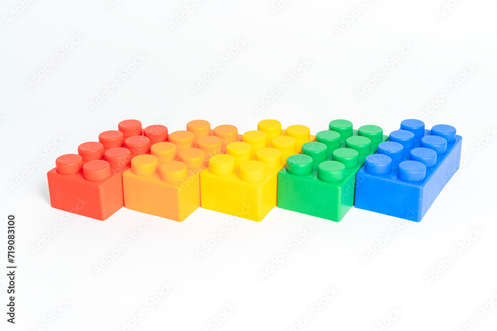 Obraz premium Building blocks toy for children