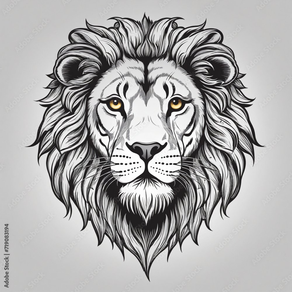 Obraz premium Lion Logo Illustration